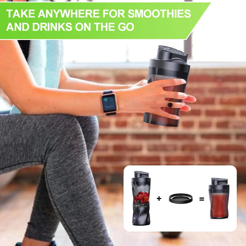 Electric Portable Juicer Fresh Fruit Mixer 700ML Multifunctional
