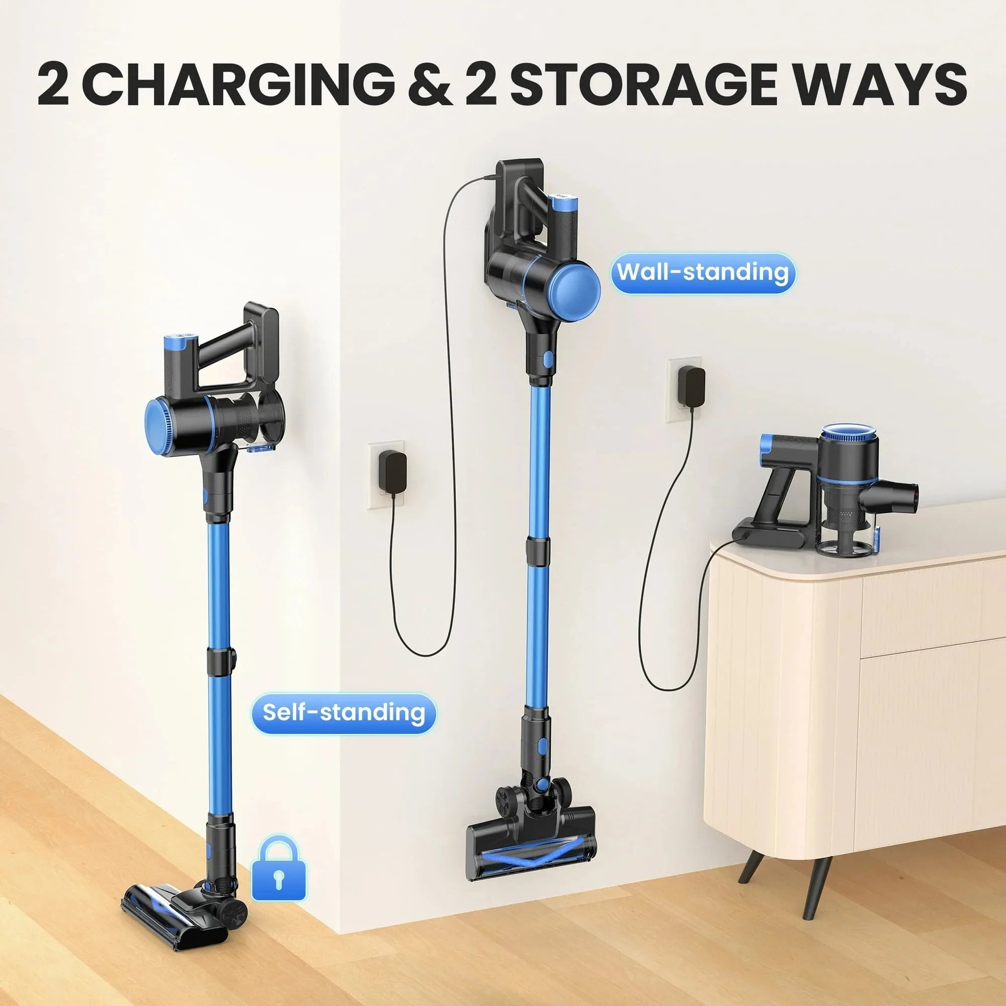 INSE 25kPa Cordless Vacuum