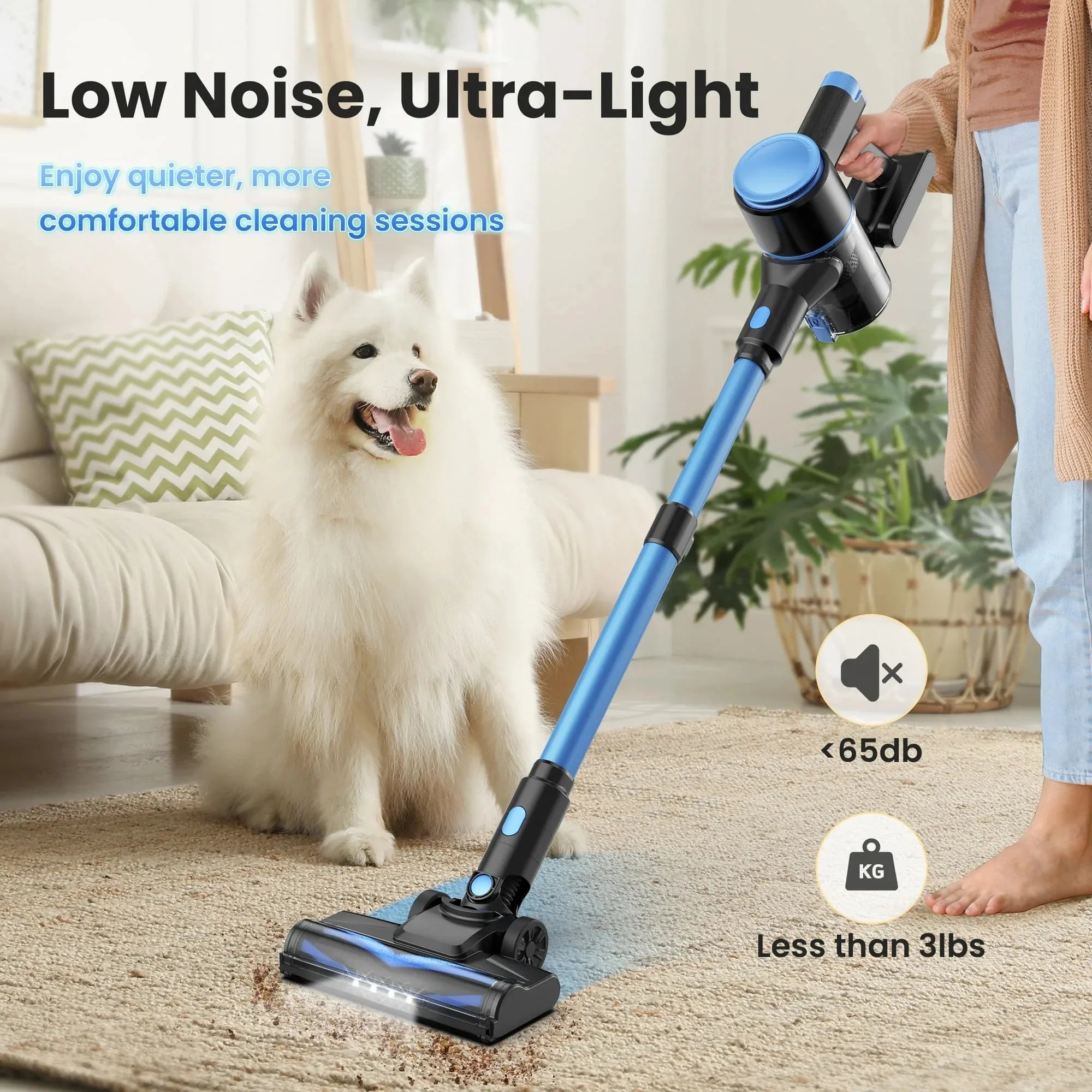 INSE 25kPa Cordless Vacuum