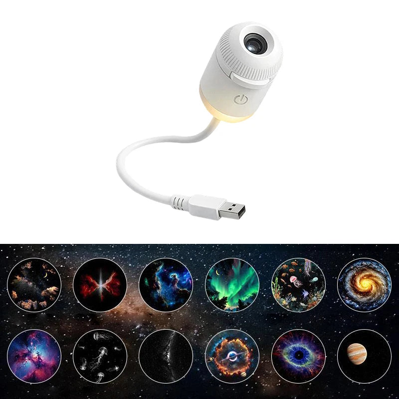 GalaxyGlow Mini Projector
