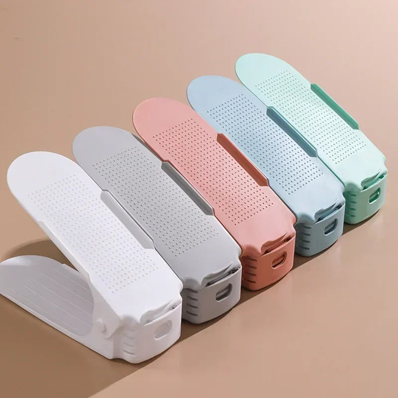 10Pcs Shoe Stacker Adjustable Shoe Slots Organizer Shoes