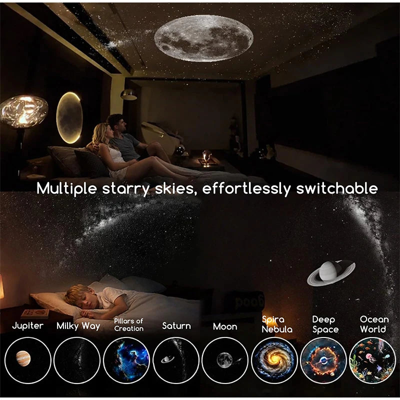 GalaxyGlow Mini Projector