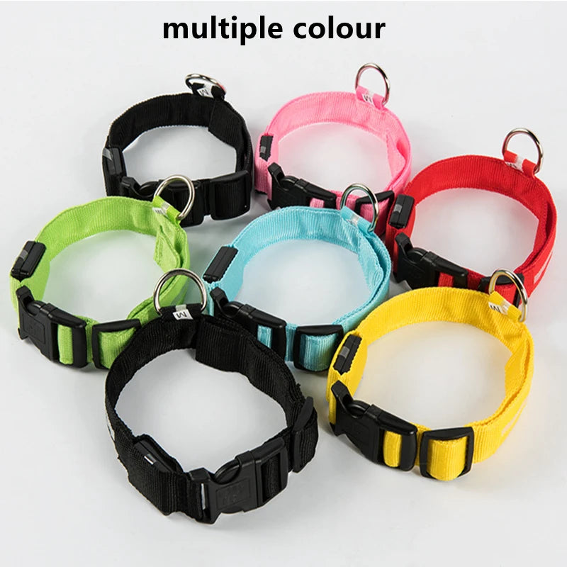 3 Modes Dog Luminous Charge Collar Led Usb Cat Dogs