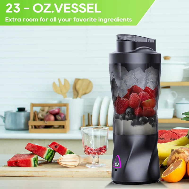 Electric Portable Juicer Fresh Fruit Mixer 700ML Multifunctional