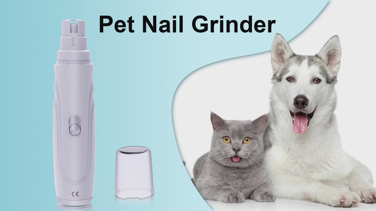 Dog Nail Grinder USB Rechargeable Electric Pet Paws Clipper